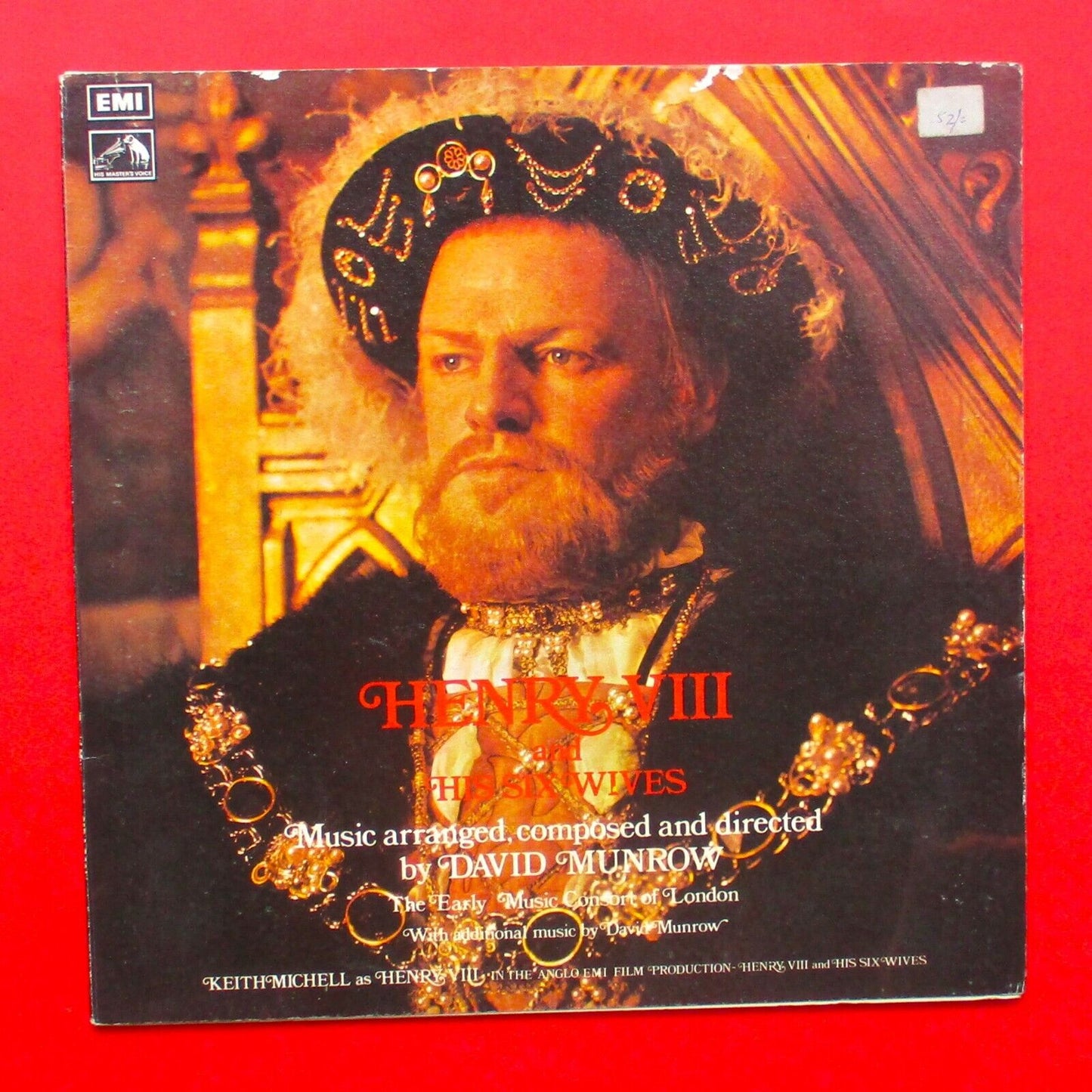 David Munrow & The Early Music Consort Of London ‎Keith Michell In Henry VIII LP