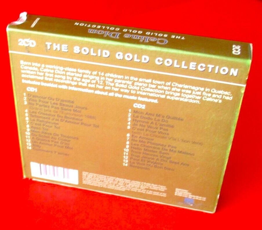 Celine Dion The Solid Gold Collection 2006 Double CD UK Box Set