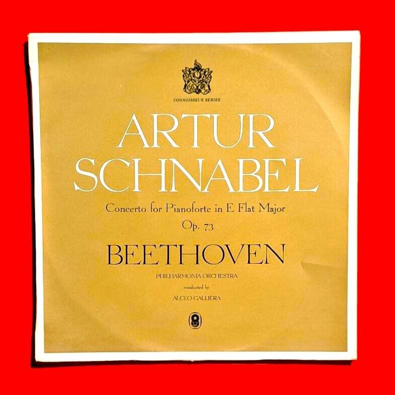 Beethoven Artur Schanbel Concerto No.5 Pianoforte In E Flat Major Op.73 1965 LP
