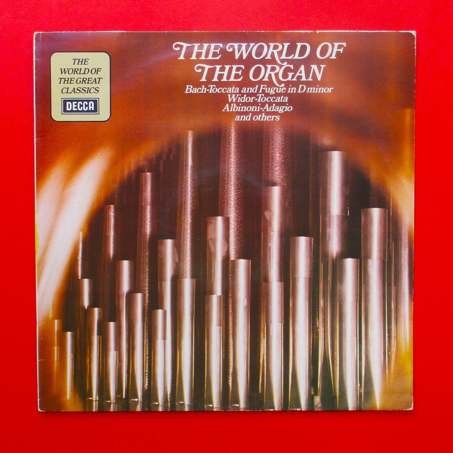 Bach Various The World Of The Organ Vinyl Album LP Australian