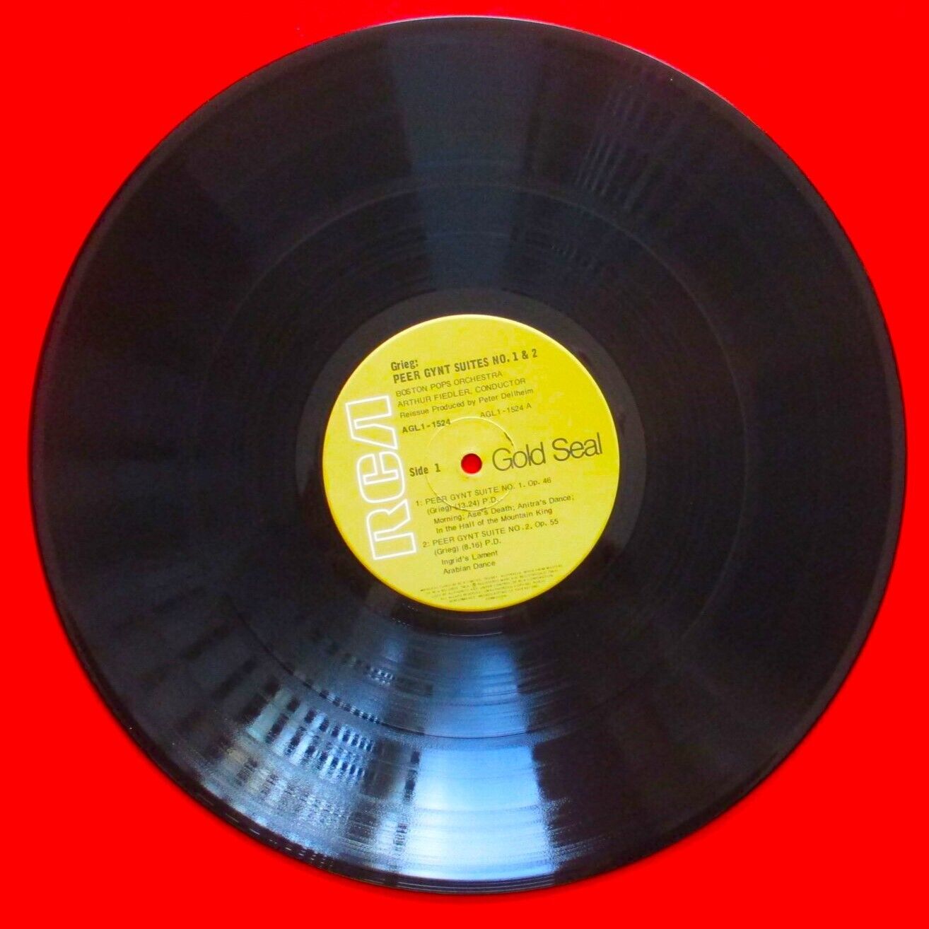 Grieg Peer Gynt Suites Nos. 1 & 2 / Lyric Suite Vinyl Album LP 1976 Australian