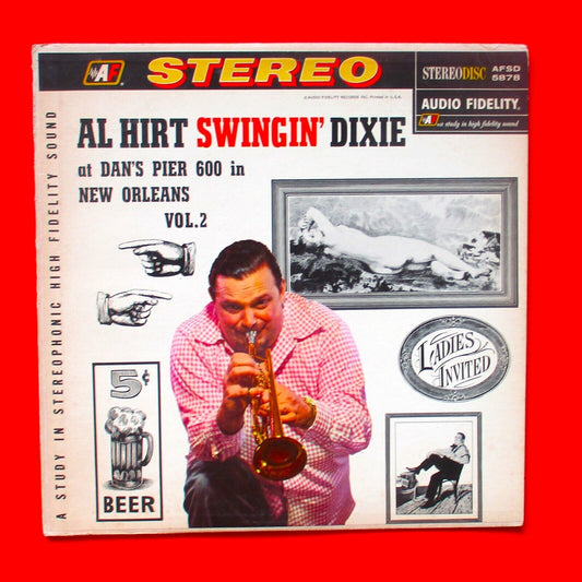 Al Hirt ‎– Swingin' Dixie! (At Dan's Pier 600 In New Orleans) Vol. 2 US LP 1959