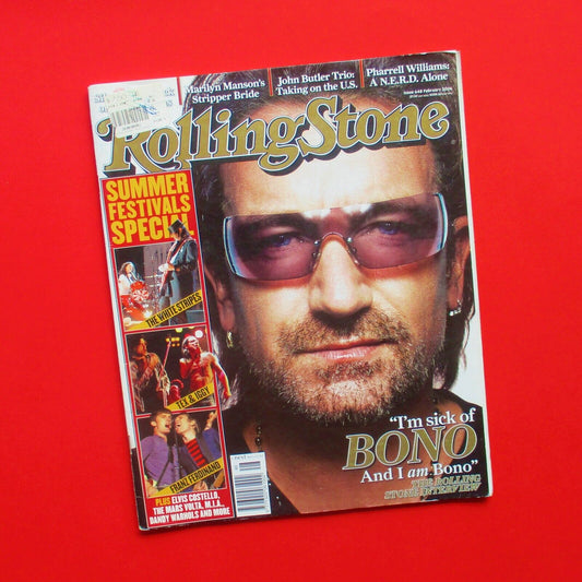 Australian Rolling Stone Magazine 648 Feb 2006 Bono Silverchair  White Stripes