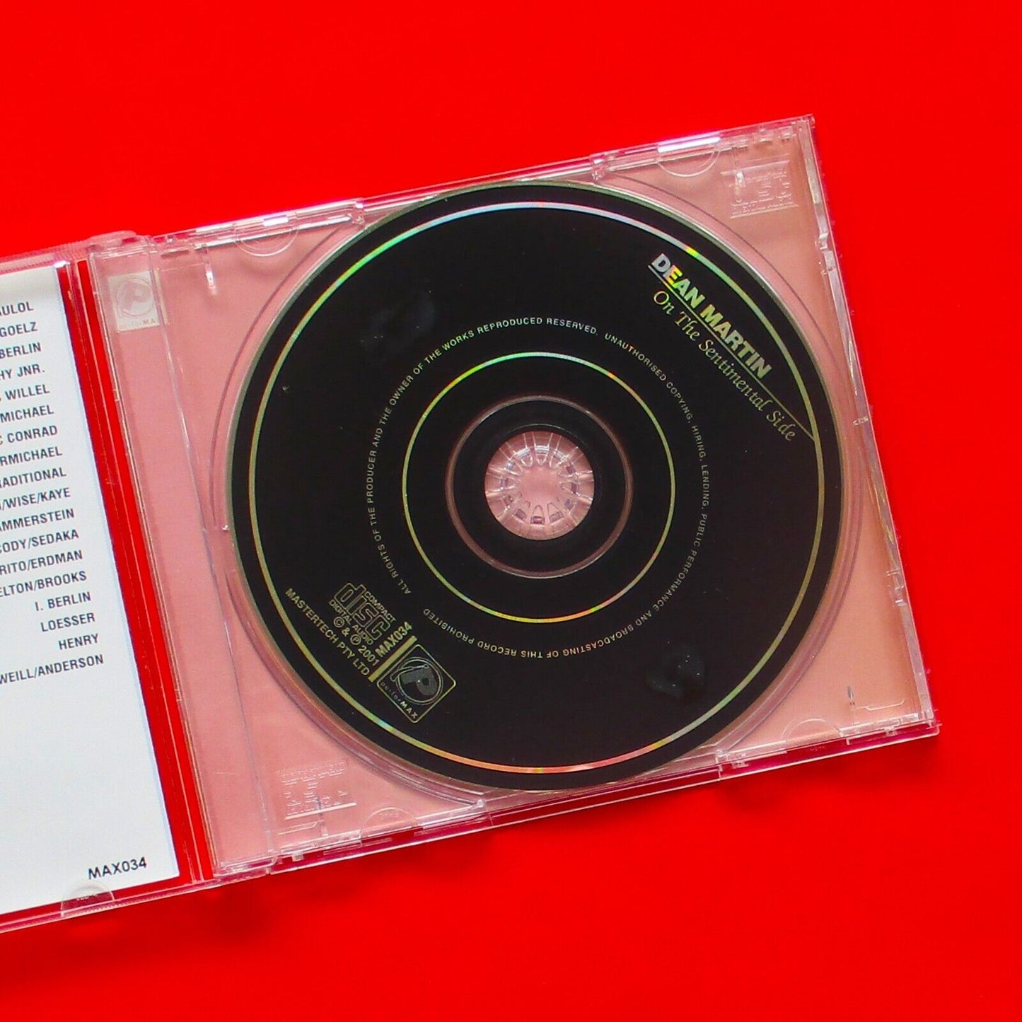 Den Martin On The Sentimental Side CD Compilation Album