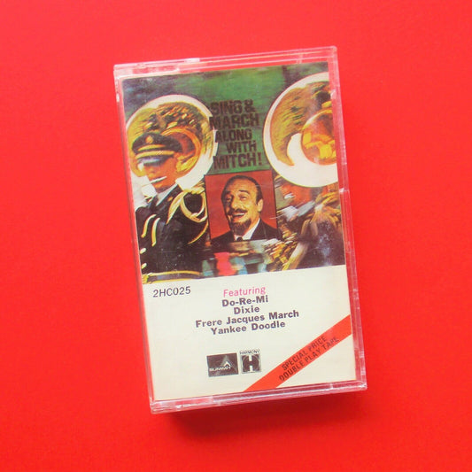 Sing & March Along With Mitch Mitch Miller 1973 Australian Cassette Album
