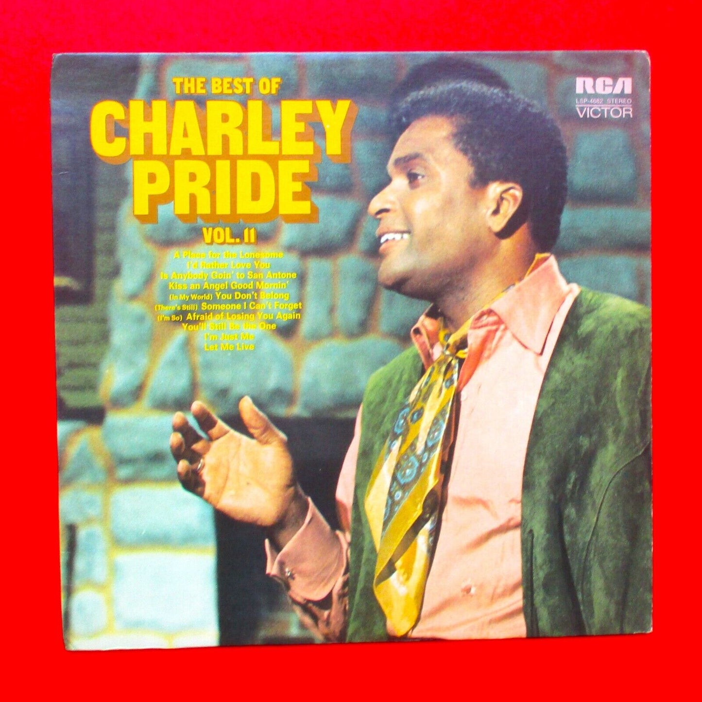 The Best Of Charley Pride Vol. II Vinyl Abum LP 1972 Canada Press