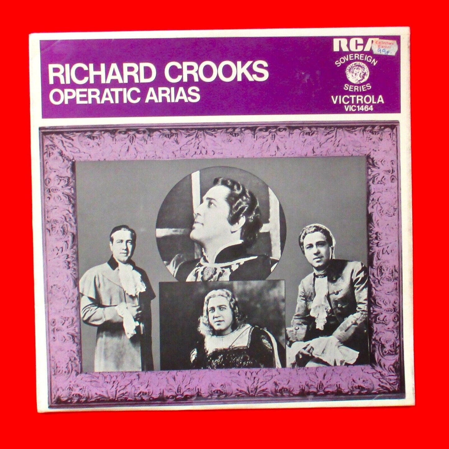 Richard Crooks Operatic Arias Vinyl Album LP 1970 UK Classical