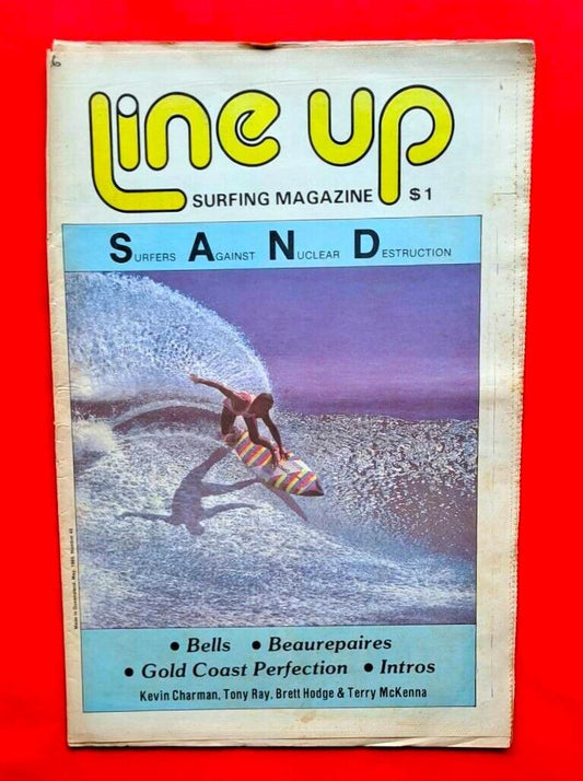 Line Up #45 May 1985  Queensland Australia Surf Mag Gold Coast Kevin Charman