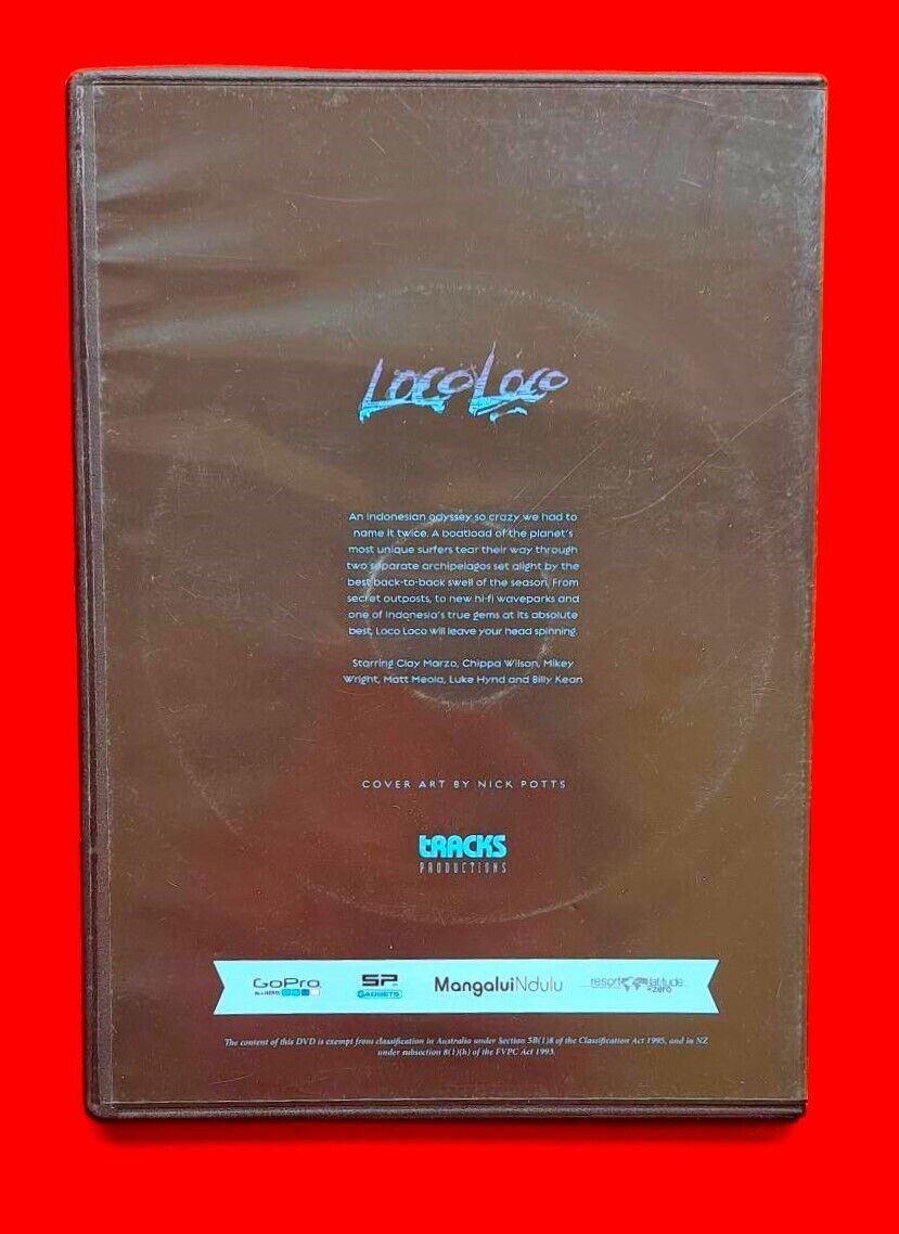 Loco Loco A Film By Nick Colbey Australian Surfing DVD 2014