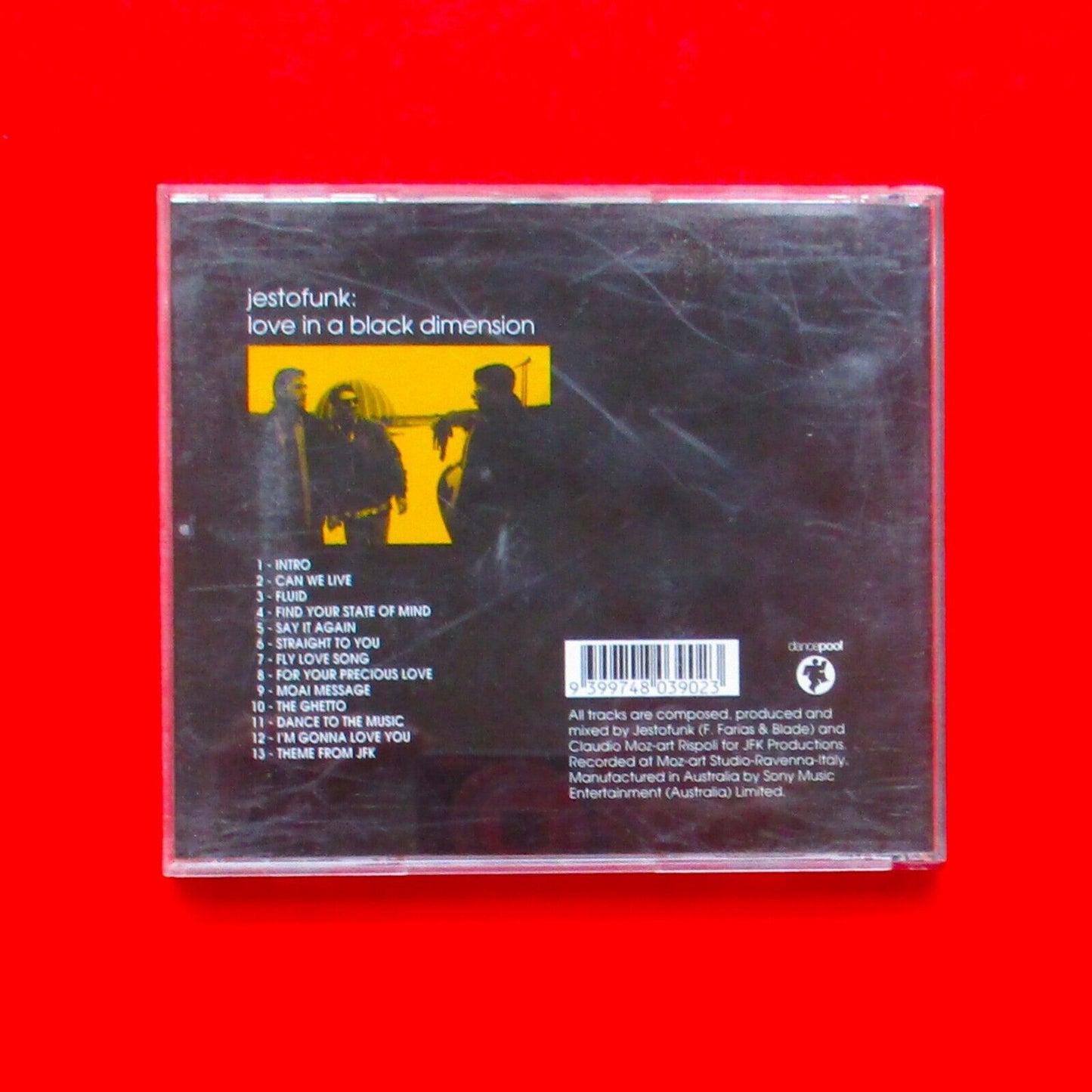 Jestofunk ‎Love In A Black Dimension 1995 CD Album Deep House Jazzdance