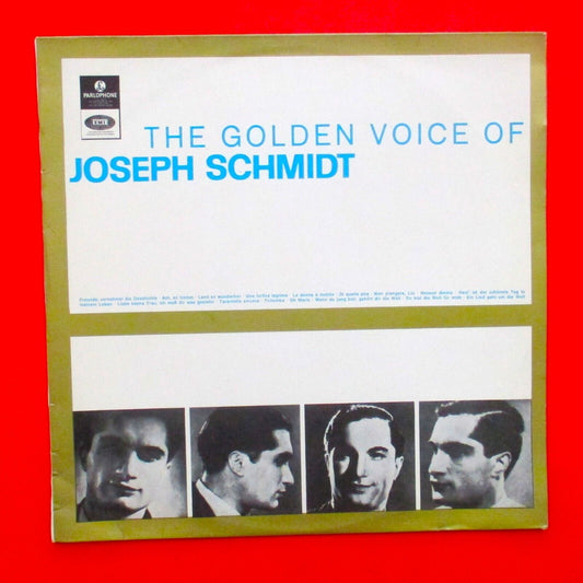 Joseph Schmidt ‎The Golden Voice Of Joseph Schmidt Vinly LP Australian Opera