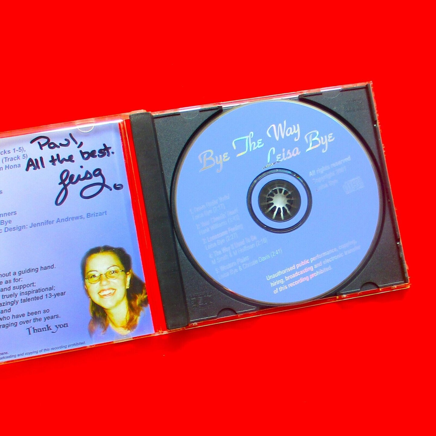 Leisa Bye Bye The Way Australian CD EP Country Self-Released
