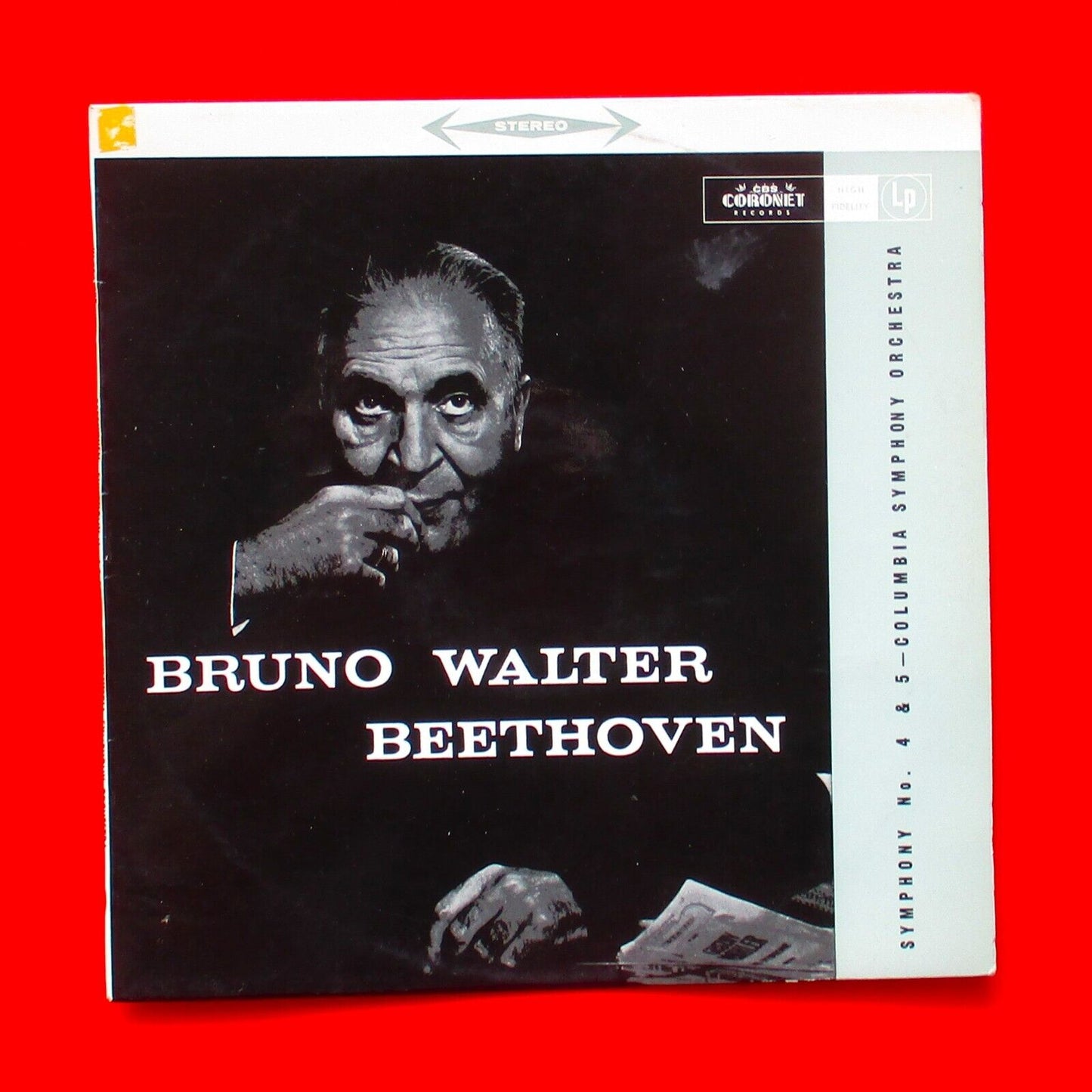 Bruno Walter Beethoven Symphony No. 4 & 5 Vinyl Album LP Australian Stereo