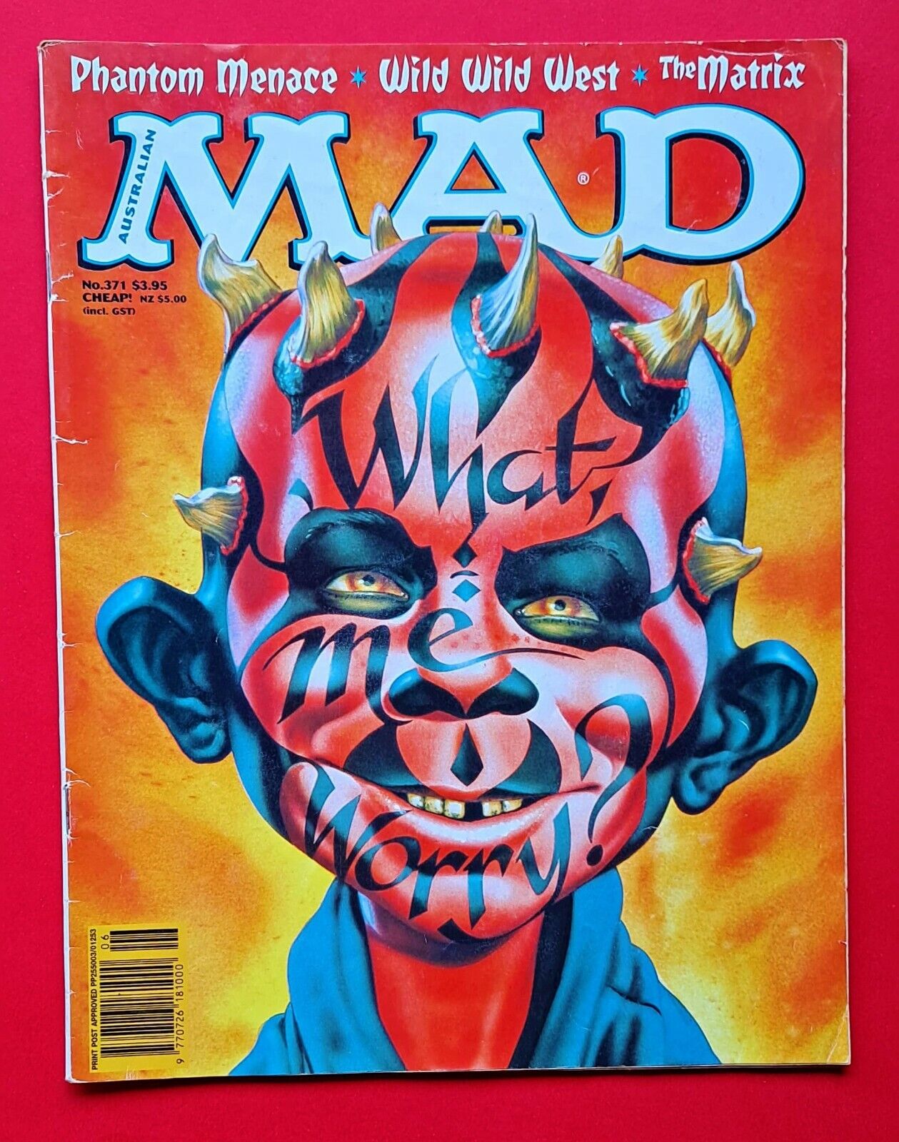 Darth Maul Star Wars Episode I cover Australian MAD Magazine 371