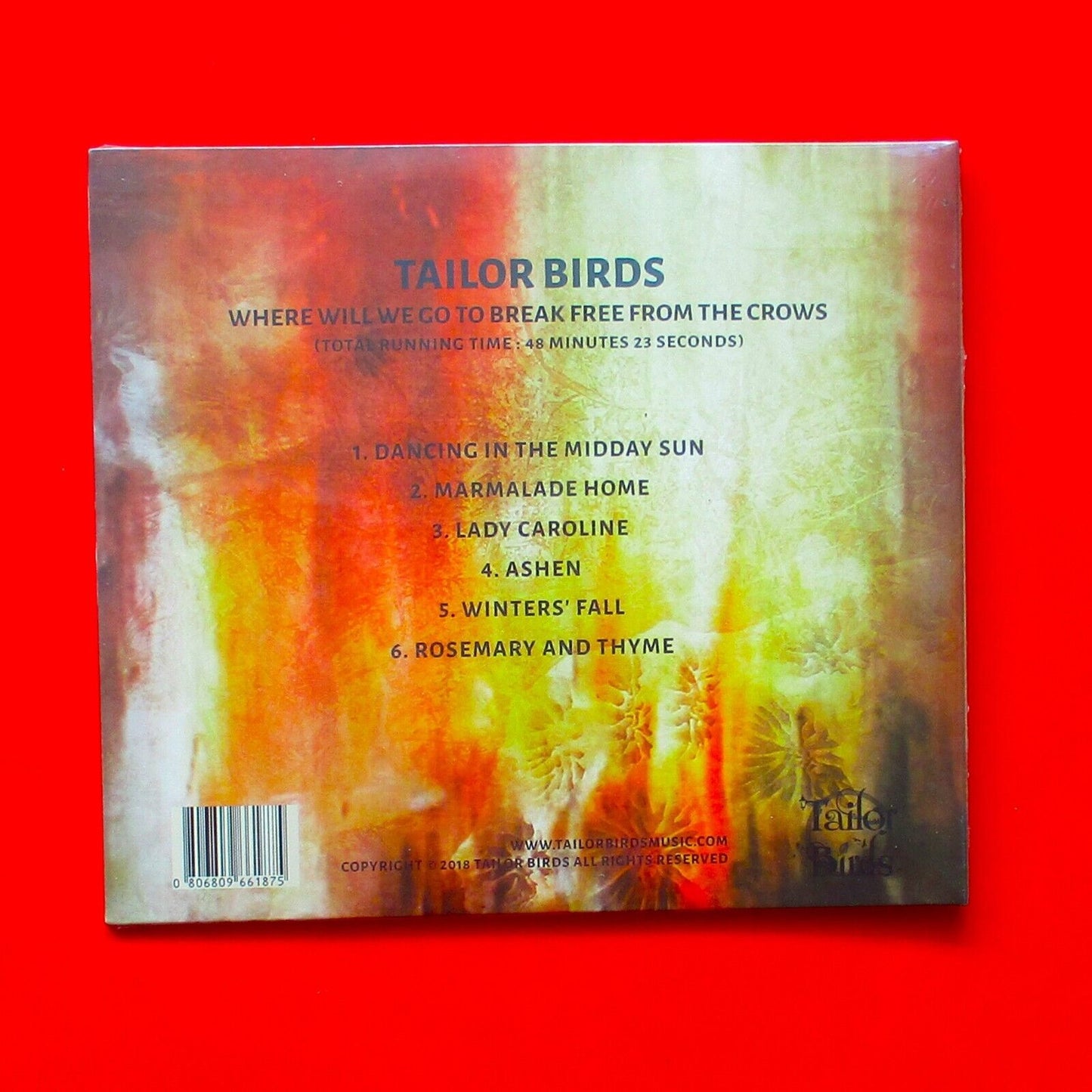 Tailor Birds Where Will We Go To Break Free From The Crows 2018 CD EP Folk