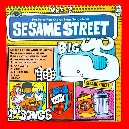 Sesame Street Vol. 2 Vinyl Album LP 1979 Autralian The Peter Pan Chorus ‎
