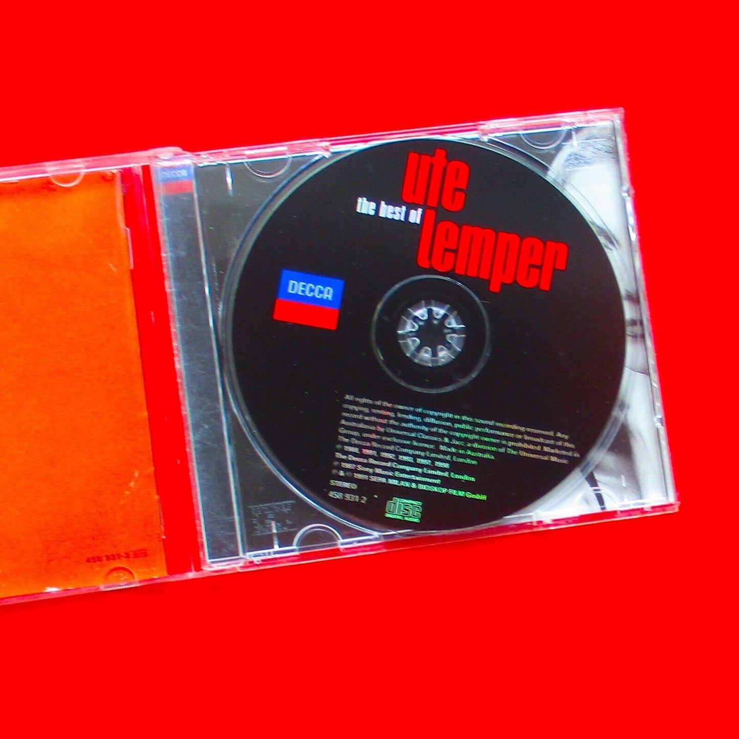 Ute Lemper All That Jazz The Best Of Ute Lemper 1998 CD Album