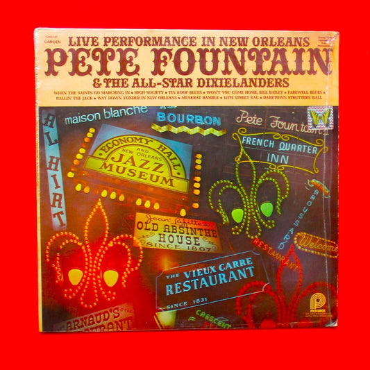 Pete Fountain & The All-Star Dixielanders Live Performance In New Orleans Vinyl