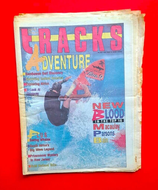 Tracks Magazine August 1988 Australian Surfing Macauly Parsons Bain