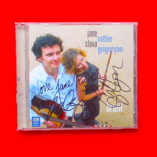 Jane Rutter Slava Grigoryan ‎Brazil 2004 Australian CD Album Signed Autographed