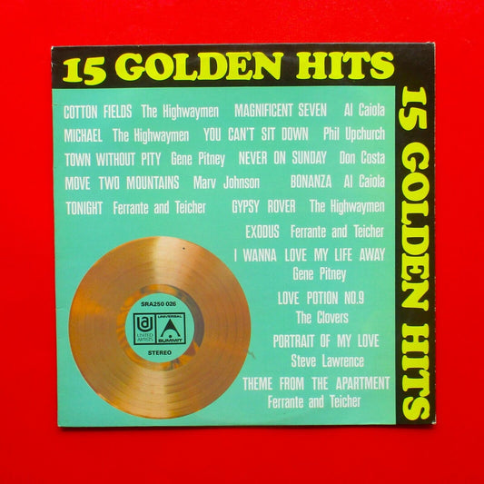 15 Golden Hits Vinyl Compilation Album LP Vintage Australian Pressing