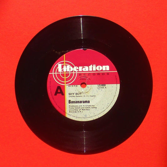 Bananarama ‎Shy Boy / Don't Call Us 1982 7" Vinyl Single  Australian Pressing