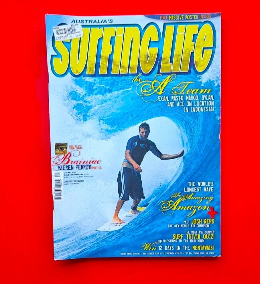 Australia's Surfing Life 149 January 2002 ASL Surf Mag Kieren Perrow The Amazon