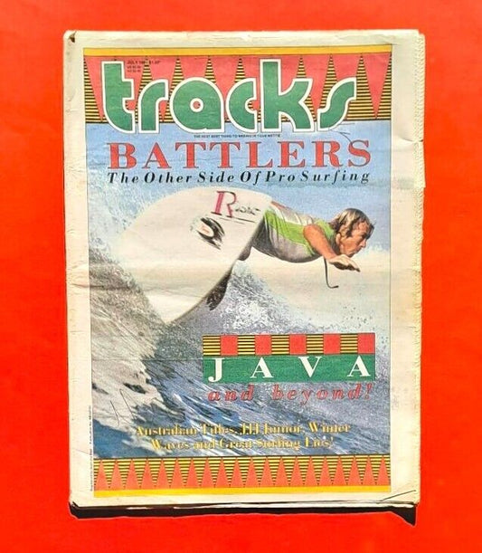 Tracks Magazine July 1986 Australian Surfing JJJJ Junior Java