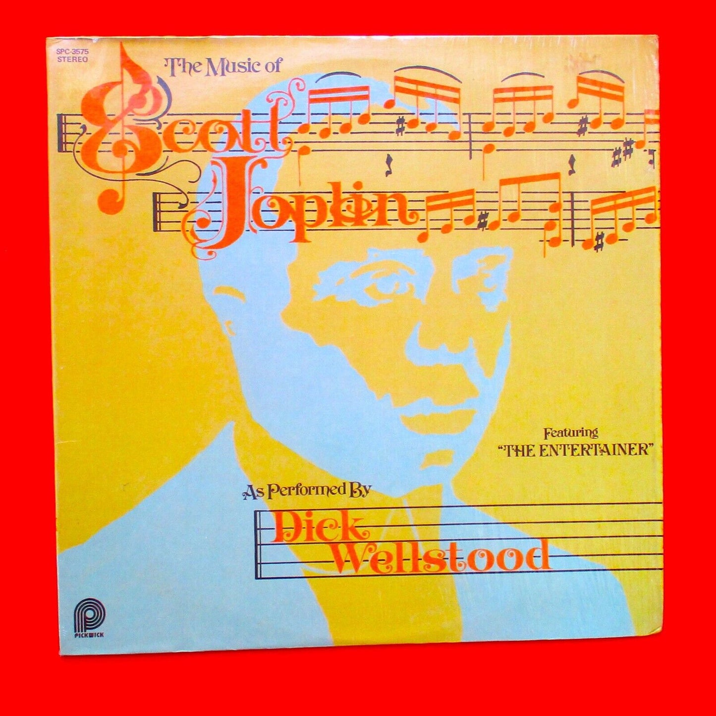 Dick Wellstood ‎The Music Of Scott Joplin Vinyl Album LP Jazz The Entertainer