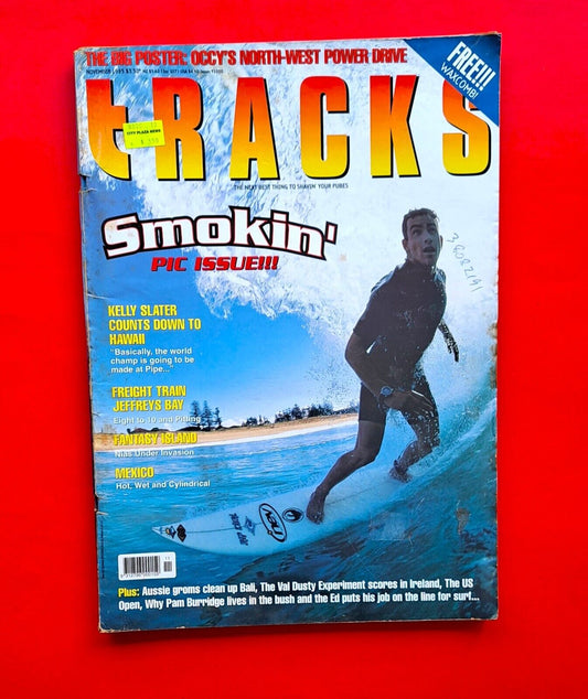 Tracks Magazine November 1995 Australian Surfing Kelly Slater Jeffrey's Bay