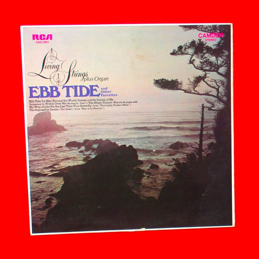 Living Strings Plus Organ Ebb Tide & Other Favorites Vinyl Album LP 1969