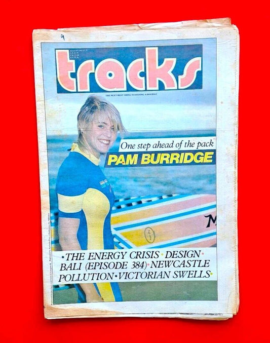 Tracks Magazine August 1983 Australian Surfing Pam Burridge Bali Victorian Swell