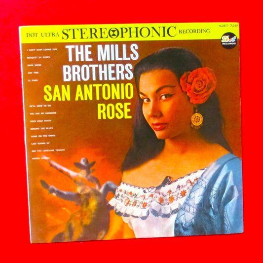 The Mills Brothers San Antonio Rose Vinyl Album LP 1960s Japan Press Stereo