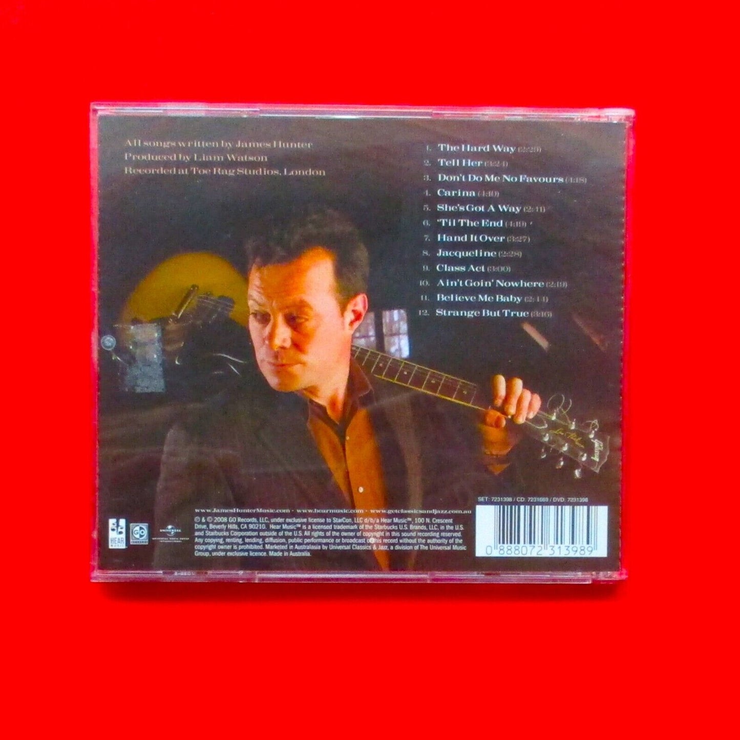 James Hunter ‎The Hard Way CD and DVD Set with Slipcase 2009 Jazz