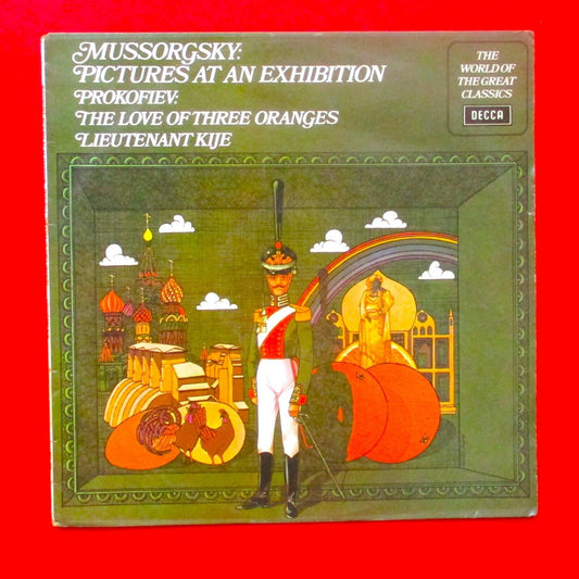 Mussorgsky Prokofiev Pictures At An Exhibition Lt. Kije The Love Of 3 Oranges LP