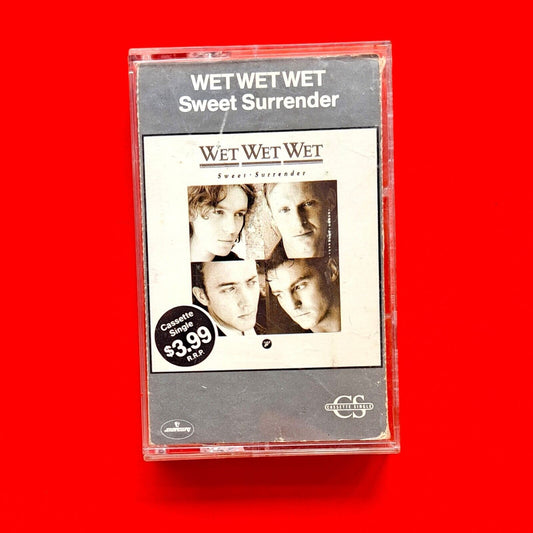 Wet Wet Wet  Sweet Surrender 1989 Clear Cassette Single